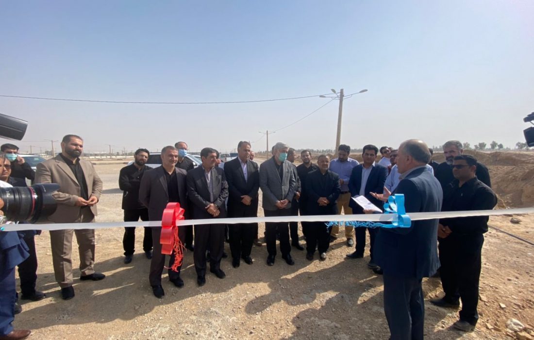 افتتاح پروژه آبرسانی به پایانه مرزی مهران