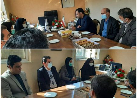 دیدار مدیر شبکه بهداشت و درمان شهرستان و معاون بهداشتی با رئیس جدید بیمارستان امام رضا ایوان