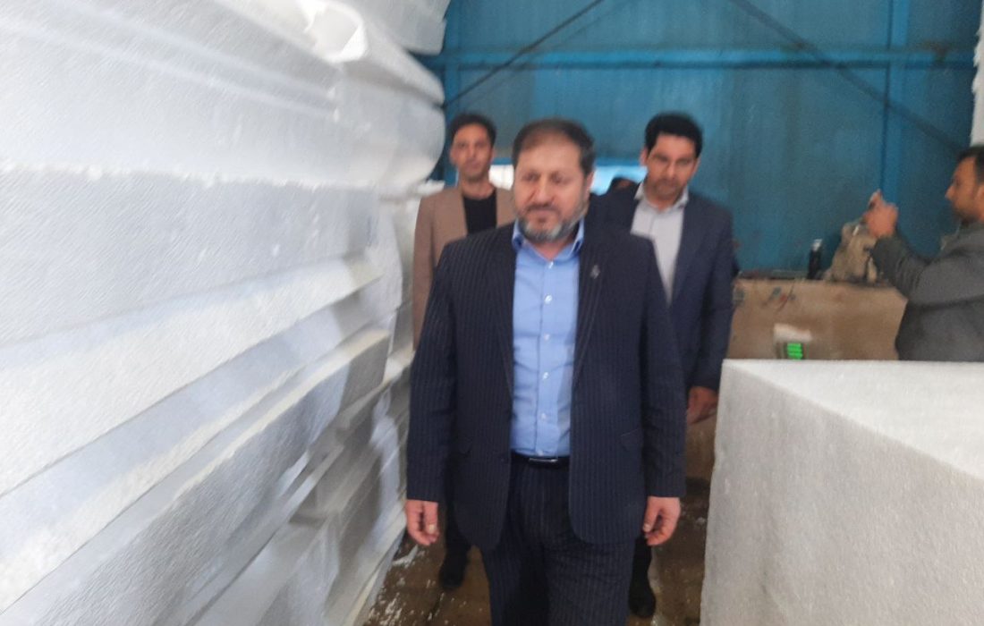 بازدید رئیس کل دادگستری استان ایلام از شهرک صنعتی ایوان