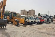 افزایش توان ناوگان راهداری ایلام با ورود ۱۰ دستگاه ماشین‌آلات جدید