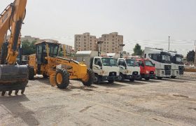 افزایش توان ناوگان راهداری ایلام با ورود ۱۰ دستگاه ماشین‌آلات جدید