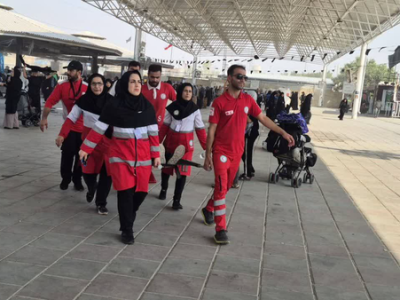 ۱۴۲ هزار خدمت هلال‌احمر ایلام به زائران اربعین در ۱۴ روز