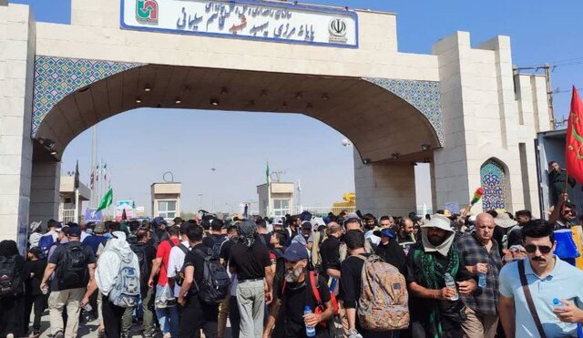 عبور بیش از یک میلیون و ۸۳۶ هزار نفر از مرز بینالمللی مهران از ابتدای ماه صفر