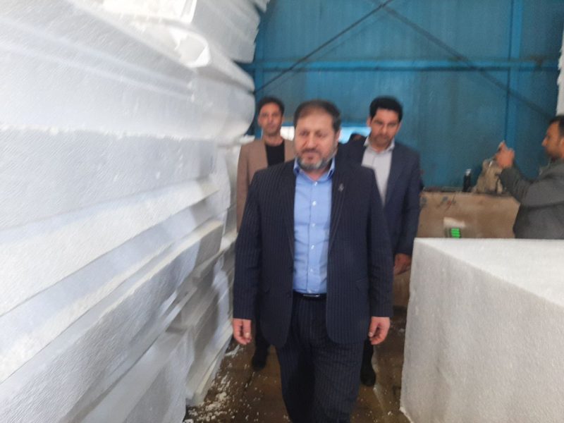 بازدید رئیس کل دادگستری استان ایلام از شهرک صنعتی ایوان