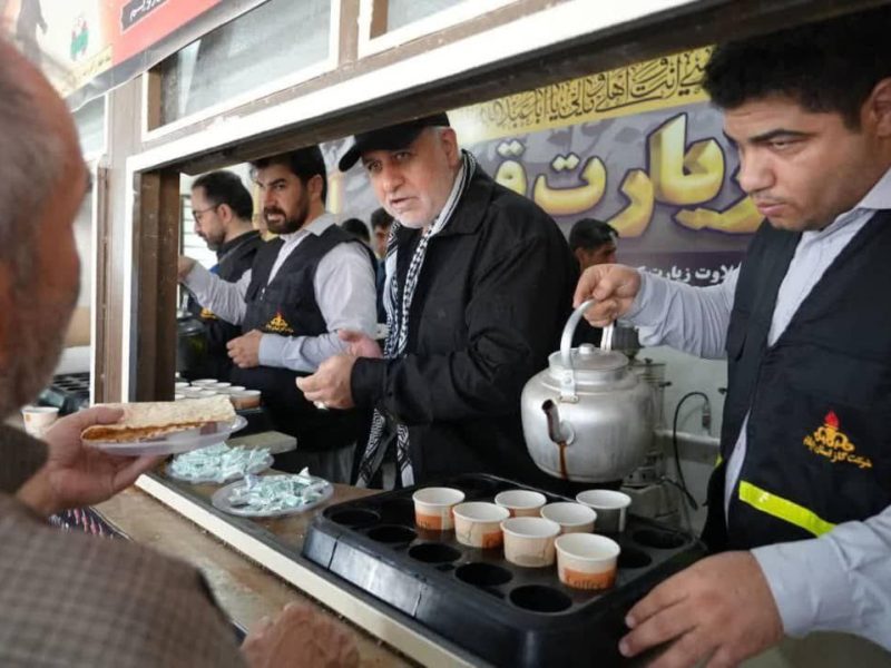 استقبال گسترده زائران اربعین از موکب شرکت گاز استان ایلام/ ارائه بیش از ۱۰۰ هزار خدمت در کمتر از یک هفته