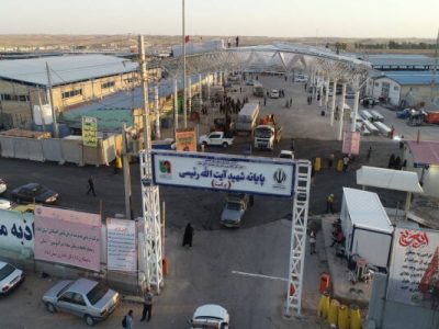 تخلیه و ترانزیت بیش از ۹۴ هزار تن کالا از پایانه مرزی مهران در نیمه نخست امسال