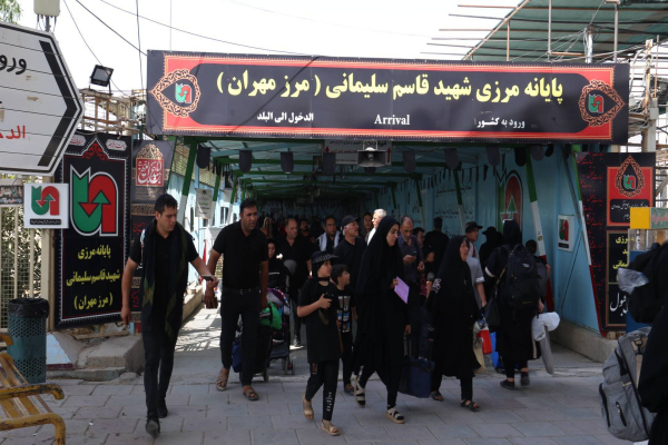 تردد بیش از ۶.۵ میلیون نفر از مرز مهران در هشت‌ماهه نخست سال