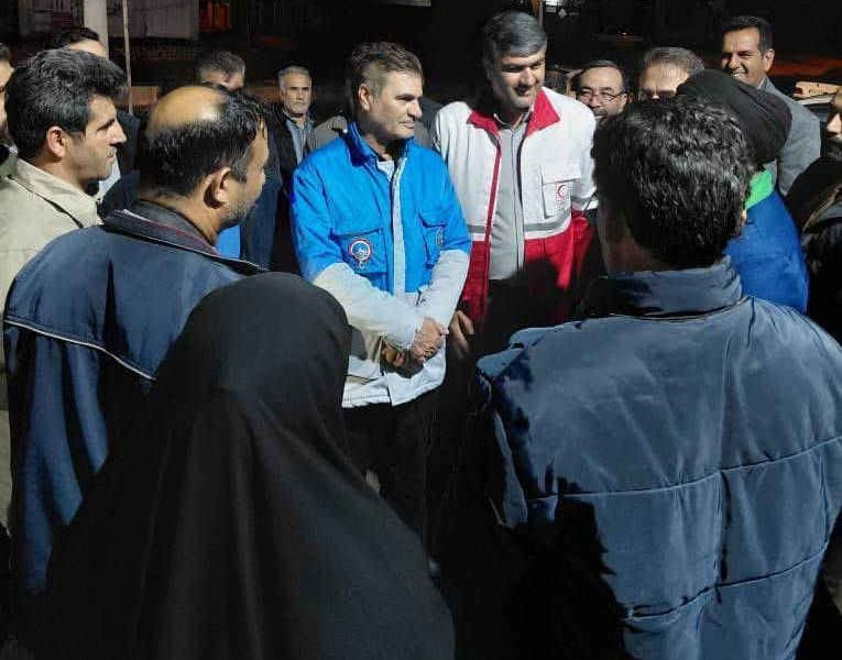بازدید مدیرعامل هلال‌احمر ایلام از روند امدادرسانی در آبدانان