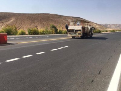 اجرای بیش از ۳۶۰۰ کیلومتر خط‌کشی راه در محورهای مواصلاتی استان ایلام