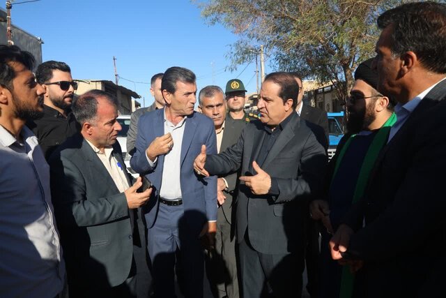 بازدید استاندار ایلام از شهرک «هزارانی» و مردم سیلزده