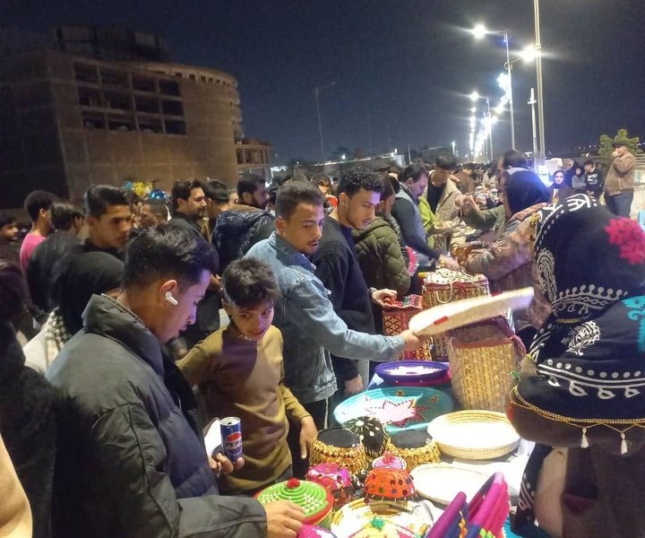 استقبال گسترده مردم عراق از نهمین نمایشگاه صنایعدستی ایلام در شهر الحی