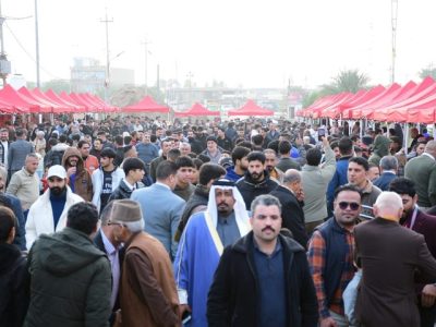 استقبال گسترده مردم عراق از نمایشگاه صنایع‌دستی و گردشگری ایلام در عزیزیه واسط