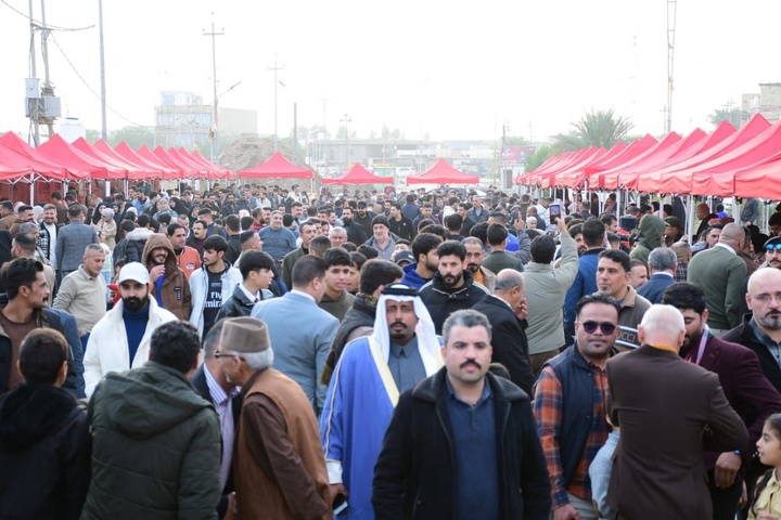 استقبال گسترده مردم عراق از نمایشگاه صنایع‌دستی و گردشگری ایلام در عزیزیه واسط