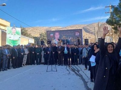 پیکر شهید مدافع امنیت در شهرستان ایوان تشییع شد